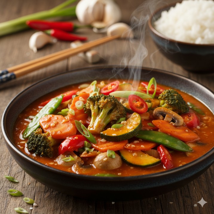 Veg in Hot Garlic Sauce